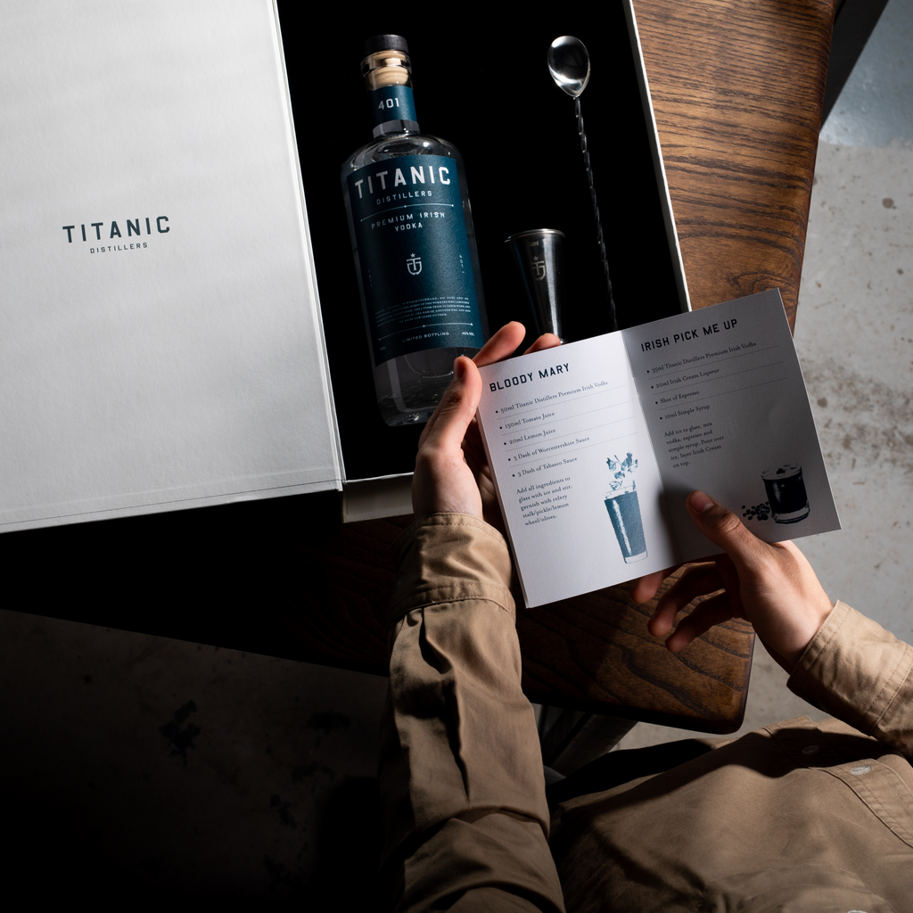 Titanic Distillers Premium Irish Vodka Toolkit