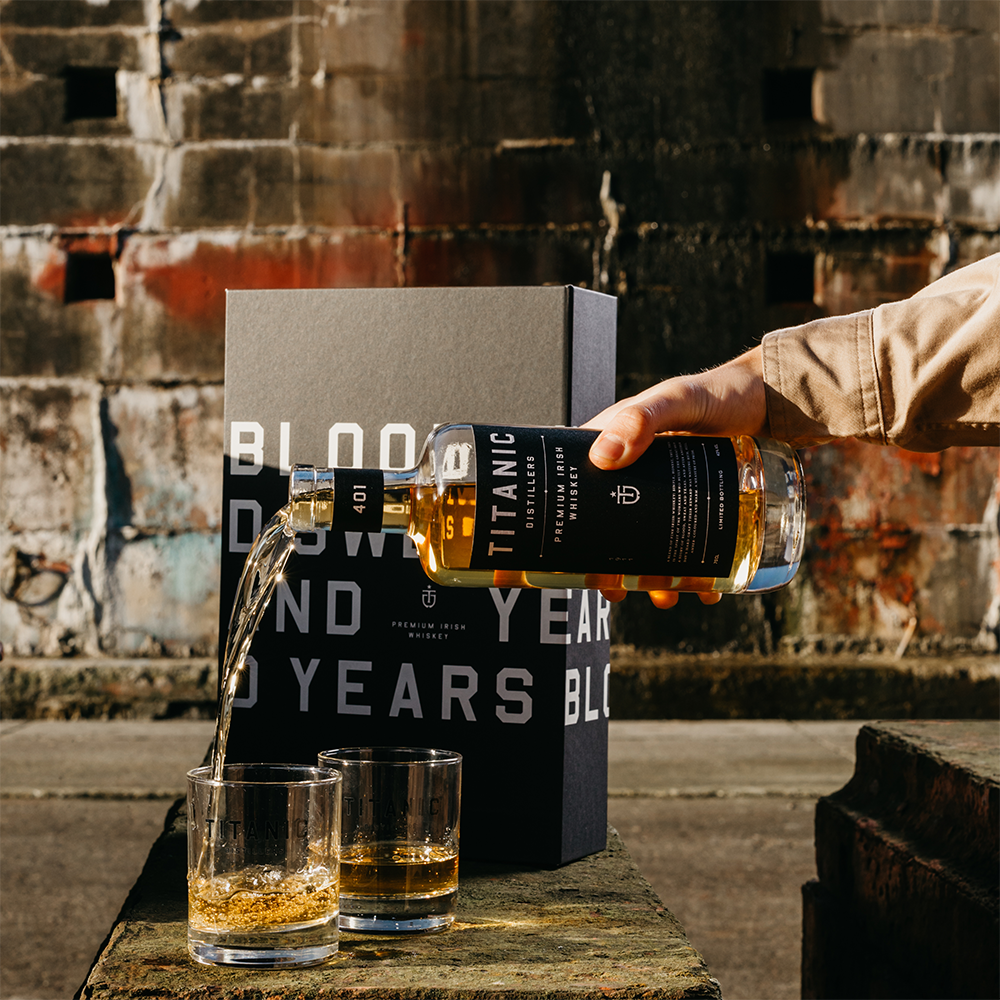 Titanic Distillers Premium Irish Whiskey Companion Set