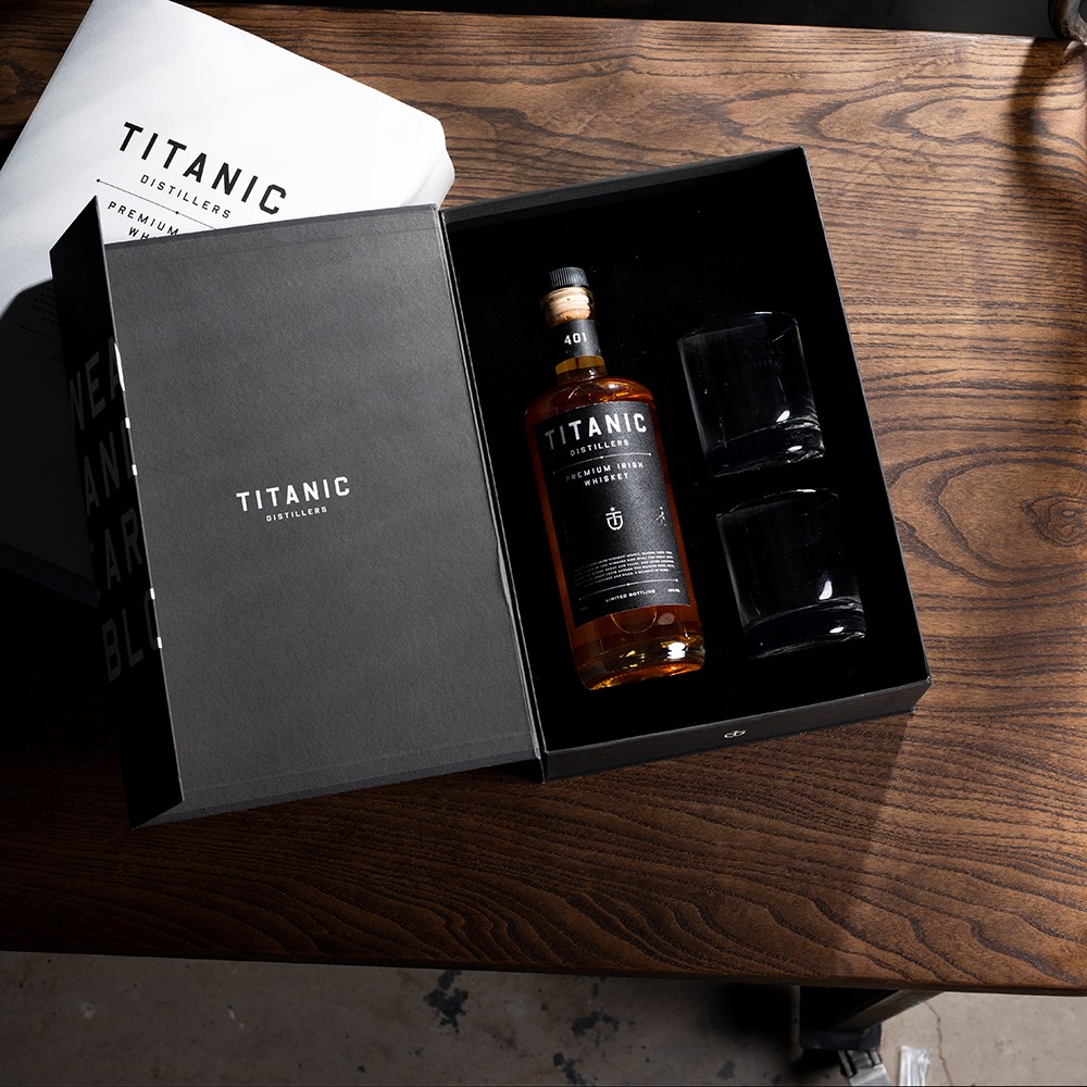 Titanic Distillers Premium Irish Whiskey Companion Set